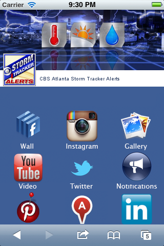 hi CBS Atlanta Storm Tracker Alerts